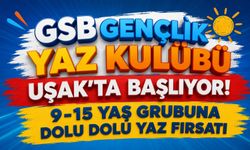 GSB Gençlik Yaz Kulübü Uşak'ta Başlıyor! 9-15 Yaş Grubuna Dolu Dolu Yaz Fırsatı