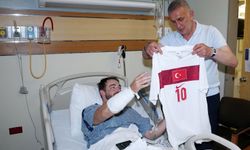 TFF Başkanı Hacıosmanoğlu’ndan Yaralı Polis Memuruna Anlamlı Ziyaret
