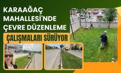 Karaağaç Mahallesi'nde Çevre Düzenleme Çalışmaları Sürüyor