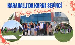 Karahallı'da Karne Sevinci Şenliğe Dönüştü! Çocuklar Eğlenceye Doydu