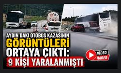 Aydın'daki Otobüs Kazasının Görüntüleri Ortaya Çıktı: 9 Kişi Yaralanmıştı