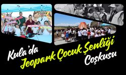 Kula’da Jeopark Çocuk Şenliği Coşkusu, Miniklerin Neşesi Etkinliğe Damga Vurdu