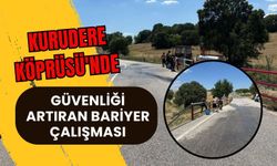 Kurudere Köprüsü'nde Güvenliği Artıran Bariyer Çalışması