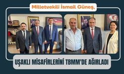 Milletvekili İsmail Güneş, Uşaklı Misafirlerini TBMM'de Ağırladı