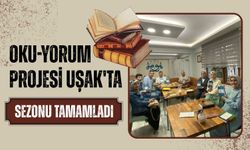 Oku-Yorum Projesi Uşak'ta Sezonu Tamamladı