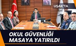 Uşak’ta Okul Güvenliği Masaya Yatırıldı, Yeni Eğitim Dönemi Öncesi Tedbirler Değerlendirildi
