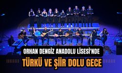 Orhan Dengiz Anadolu Lisesi'nde Türkü ve Şiir Dolu Gece