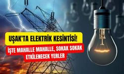 Uşak'ta Elektrik Kesintisi! İşte Mahalle Mahalle, Sokak Sokak Etkilenecek Yerler