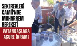 Şekerevleri Camii'nde Muharrem Bereketi, Vatandaşlara Aşure İkramı