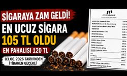 Sigaraya Zam Geldi: En Ucuz Sigara 105 TL, En Pahalısı 120 TL Oldu