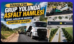 Sivaslı’da Grup Yolunda Asfalt Hamlesi, Kökez, Azizler ve Sazak’a Konforlu Ulaşım