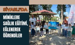 Sivaslı'da Miniklere Sağlık Eğitimi, Eğlenerek Öğrendiler