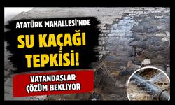 Atatürk Mahallesi'nde Su Kaçağı Tepkisi! Vatandaşlar Çözüm Bekliyor