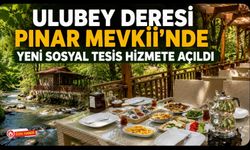 Ulubey Deresi Pınar Mevkii’nde Yeni Sosyal Tesis Hizmete Açıldı