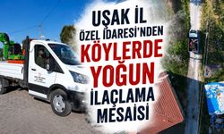 Uşak İl Özel İdaresi'nden Köylerde Yoğun İlaçlama Mesaisi