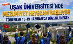 Uşak Üniversitesi'nde Mezuniyet Heyecanı Başlıyor, Törenler 15-19 Haziran'da Düzenlenecek
