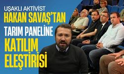 Uşaklı Aktivist Savaş’tan Tarım Paneline Katılım Eleştirisi