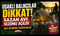 Uşaklı Balıkçılar Dikkat! Sazan Avı Sezonu Açıldı, İşte Bilmeniz Gerekenler