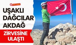 Uşaklı Dağcılar Akdağ Zirvesine Ulaştı