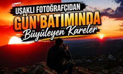 Uşaklı Fotoğrafçıdan Gün Batımında Büyüleyen Kareler