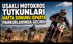 Uşaklı Motokros Tutkunları Hafta Sonunu Isparta Parkurlarında Geçirdi
