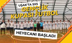 Uşak'ta 5x5 Gençlik Kupası Futbol Heyecanı Başladı
