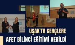 Uşak'ta Gençlere Afet Bilinci Eğitimi Verildi