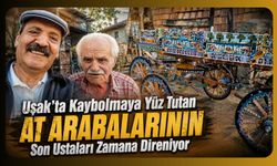 Uşak'ta Kaybolmaya Yüz Tutan At Arabalarının Son Ustaları Zamana Direniyor