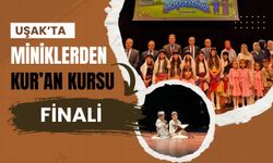 Uşak’ta Miniklerden Kur’an Kursu Finali, Salonda Duygu Dolu Anlar Yaşandı