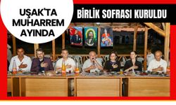 Uşak'ta Muharrem Ayında Birlik Sofrası Kuruldu