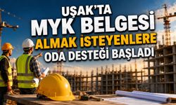 Uşak’ta MYK Belgesi Almak İsteyenlere Oda Desteği Başladı