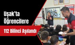 Uşak’ta Öğrencilere 112 Bilinci Aşılandı, Acil Durumlarda Tek Numara Hatırlatıldı