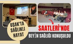 Uşak'ta Sağlıklı Hayat Saatleri'nde Beyin Sağlığı Konuşuldu