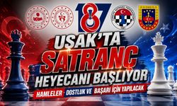 Uşak'ta Satranç Heyecanı Başlıyor, Hamleler Dostluk ve Başarı İçin Yapılacak