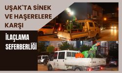 Uşak'ta Sinek ve Haşerelere Karşı İlaçlama Seferberliği