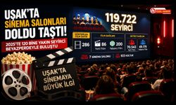 Uşak'ta Sinema Salonları Doldu Taştı! 2025'te 120 Bine Yakın Seyirci Beyazperdeyle Buluştu