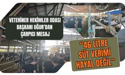 Veteriner Hekimler Odası Başkanı Uğur’dan Çarpıcı Mesaj: “46 Litre Süt Verimi Hayal Değil”