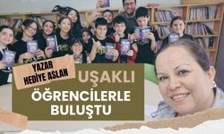 Yazar Hediye Aslan, Uşaklı Öğrencilerle Buluştu