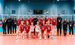 U18 Kadın Milli Voleybol Takımı Avrupa Şampiyonası'nda İki Maçta İki Galibiyet Peşinde
