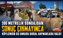 300 Metrelik Sondajdan Sonuç Çıkmayınca Köylünün Su Umudu Doğal Kaynaklara Kaldı