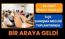 AK Parti Sivaslı Teşkilatı İlçe Danışma Meclisi Toplantısında Bir Araya Geldi