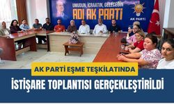 AK Parti Eşme Teşkilatında İstişare Toplantısı Gerçekleştirildi