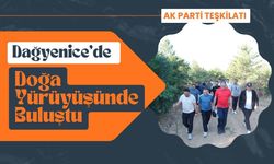AK Parti Teşkilatı Dağyenice'de Doğa Yürüyüşünde Buluştu