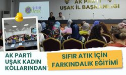 AK Parti Uşak Kadın Kolları Sıfır Atık Bilinci Oluşturdu