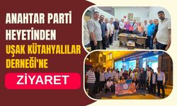 Anahtar Parti Heyetinden Uşak Kütahyalılar Derneği'ne Ziyaret