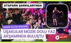 Atapark Şarkıları'nda Gamze Kucak Rüzgarı! Uşaklılar Müzik Dolu Yaz Akşamında Buluştu