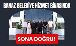 Banaz Belediye Hizmet Binasında Sona Doğru! Kaymakam Çelik İncelemelerde Bulundu