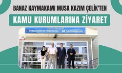 Banaz Kaymakamı Musa Kazım Çelik'ten Kamu Kurumlarına Ziyaret