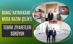 Banaz Kaymakamı Musa Kazım Çelik'e Tebrik Ziyaretleri Sürüyor