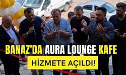 Banaz'da Aura Lounge Kafe Hizmete Açıldı! Açılışa Hüseyin Kağıt Damga Vurdu